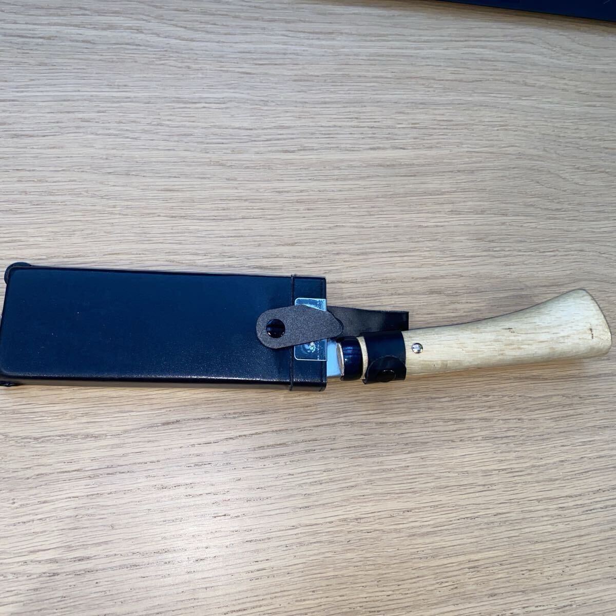 お買い得! 送料無料・美品・サビなし! 【訳あり/未使用】手打鋼付 サヤ付鉈(ナタ) 07015 まき割り・枝割りに!拍卖