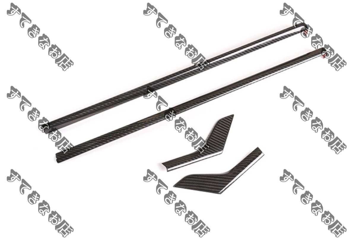 ドライカーボン製 ポルシェ パラメラ 2019年式以降 インナードアパネルカバー4枚セット拍卖