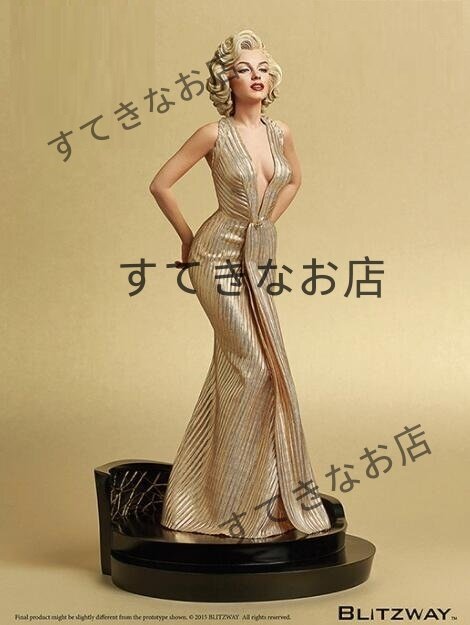 マリリン モンロー イメージ フィギュア サイズ 約40cm セクシー ドレス インテリア プレゼント 装飾 彫像フィギュア拍卖