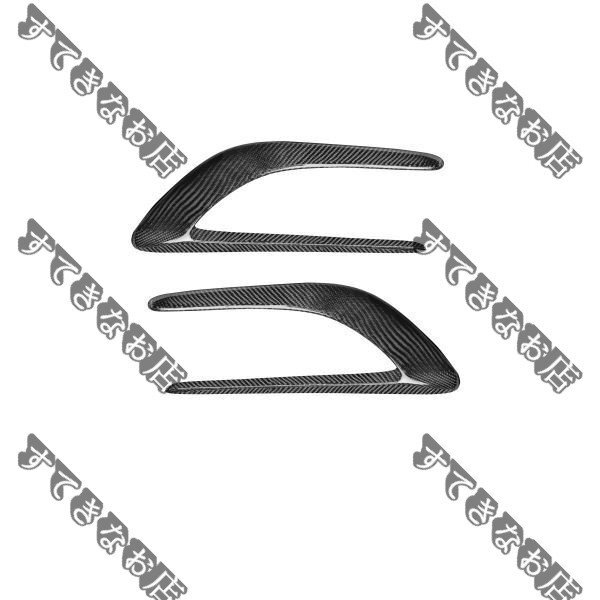 ベンツ W205 C205 C43 C63 AMG Coupe 2ドア リアルカーボン製 サイド フェンダーパネルカバー 2個セット拍卖