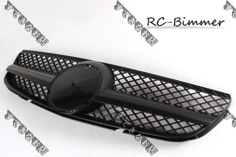 ベンツ R230 SL 06-08中期モデル ブラックセンターグリル/SL65/SL63/ブラックシリーズ/センターグリル/メルセデス/SL350/SL500拍卖