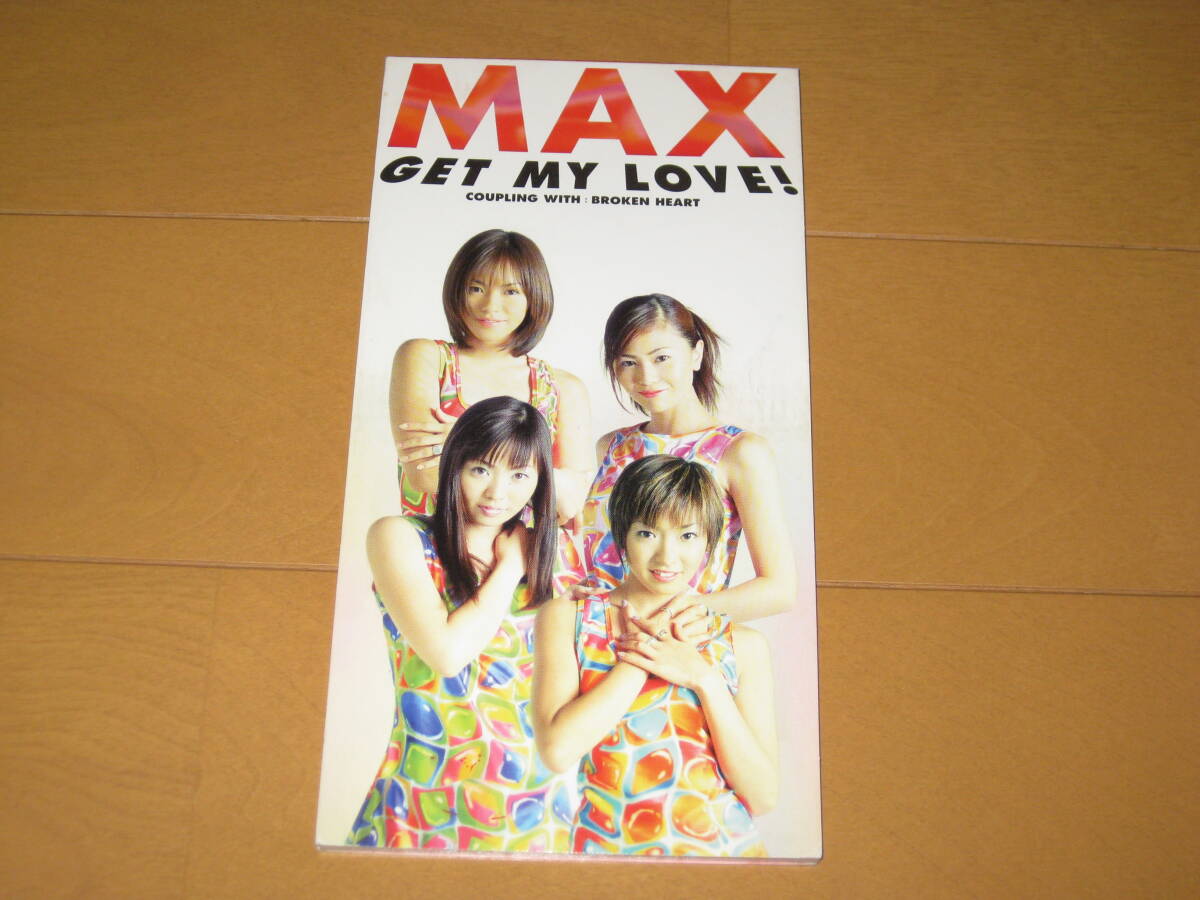GET MY LOVE!/ BROKEN HEART 8cmシングルCD MAX カラオケ付き AVDD-20146拍卖