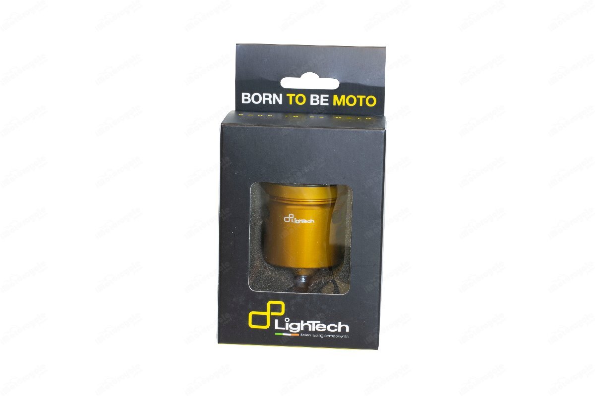 【国内在庫】LighTech ライテック アルミニウム オイルリザーバータンク 30ml 金色 ゴールド 汎用タイプ ★拍卖