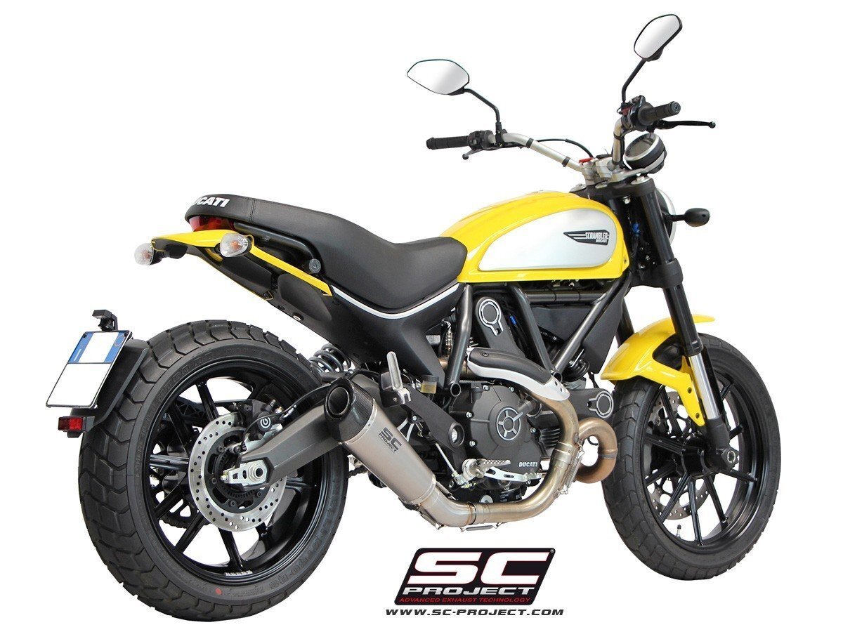 【国内在庫】SC-PROJECT SCプロジェクト チタン コニックサイレンサー 消音バッフル付属 SCRAMBLER スクランブラー 800 シリーズ '15-20拍卖