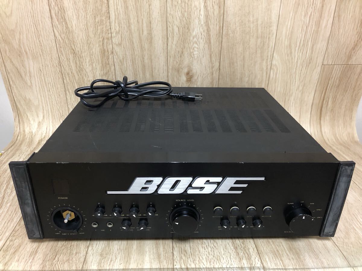中古 BOSE ボーズ 4702-Ⅲ プリメインアンプ 本体のみ/通電確認済み/動作未確認/現状品/ジャンク拍卖