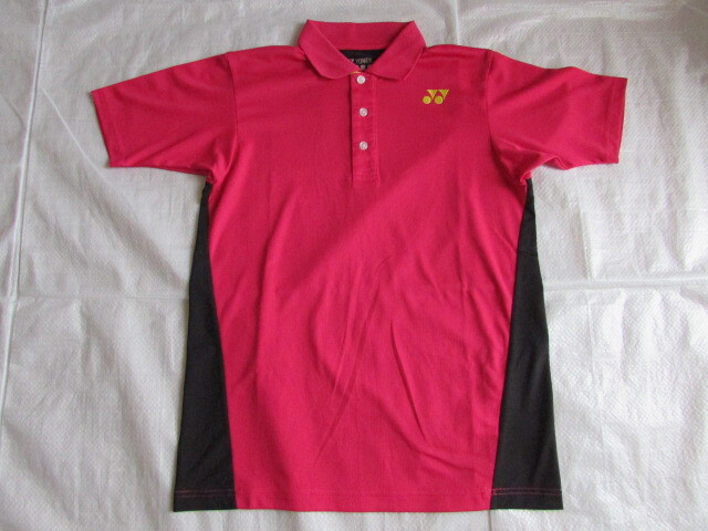 メンズ Sサイズ YONEX 半袖 ポロシャツ USED品 きれい ゲームシャツ ジャケット ヨネックス バドミントン テニス ユニフォーム拍卖