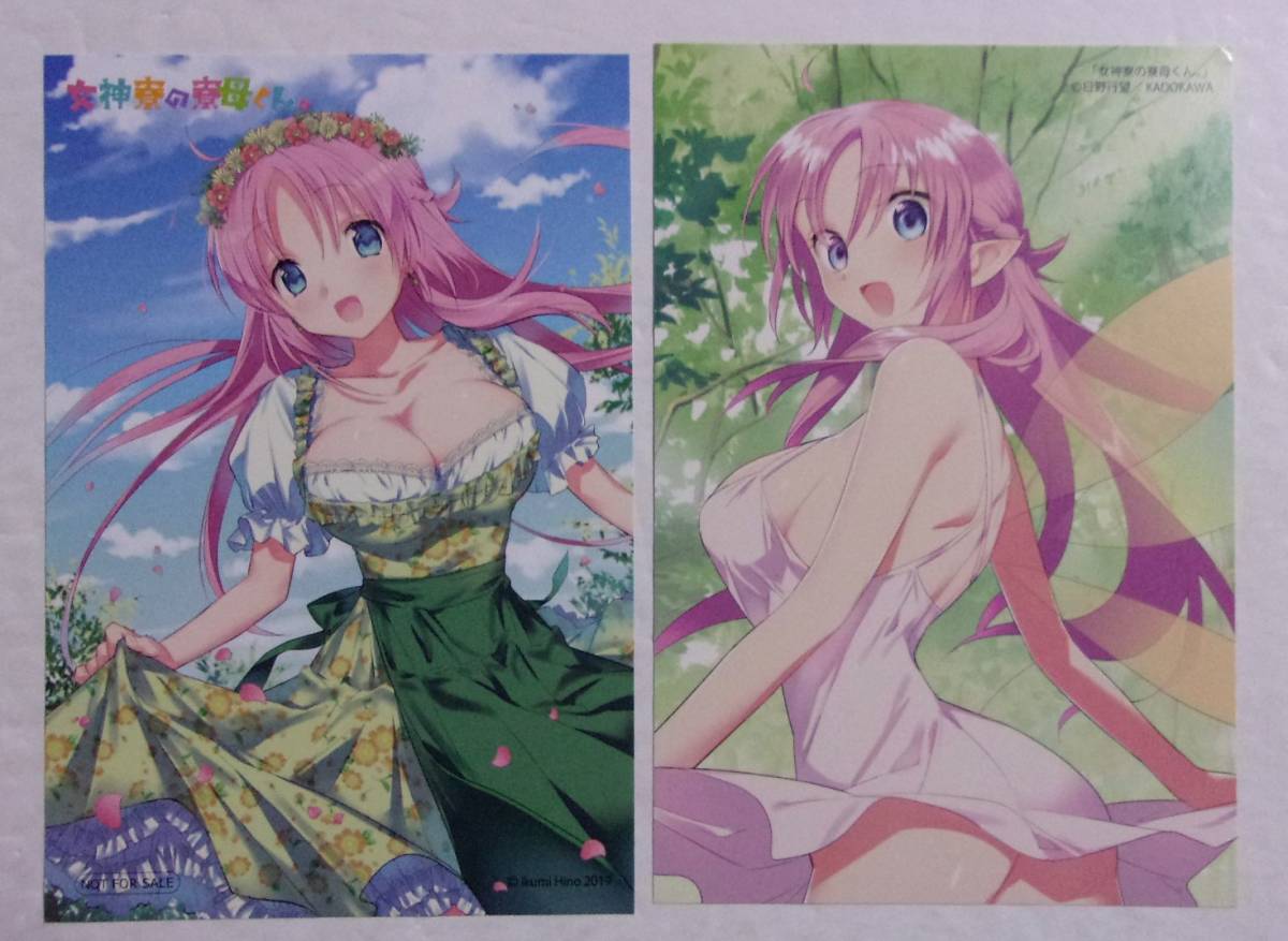 【イラストカード】 女神寮の寮母くん。 2枚セット A 日野行望 非売品 拍卖