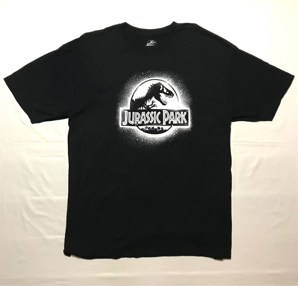 Movie Tee【JURASSIC PARK/ステンシルロゴ】サイズXXL/ジュラシックパーク/恐竜拍卖