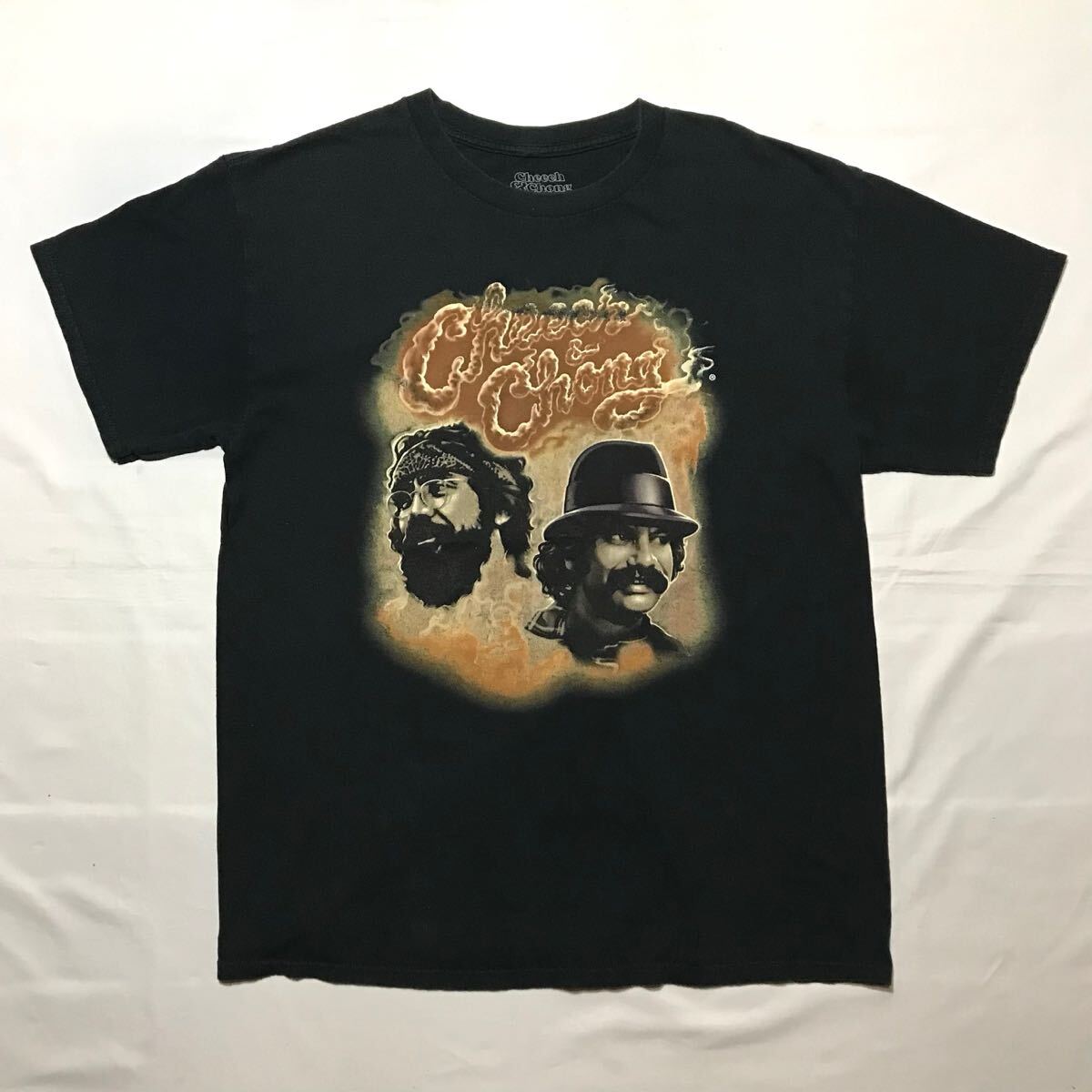 Movie Tee【CHEECH & CHONG/Smoke】サイズL/チーチ&チョン拍卖