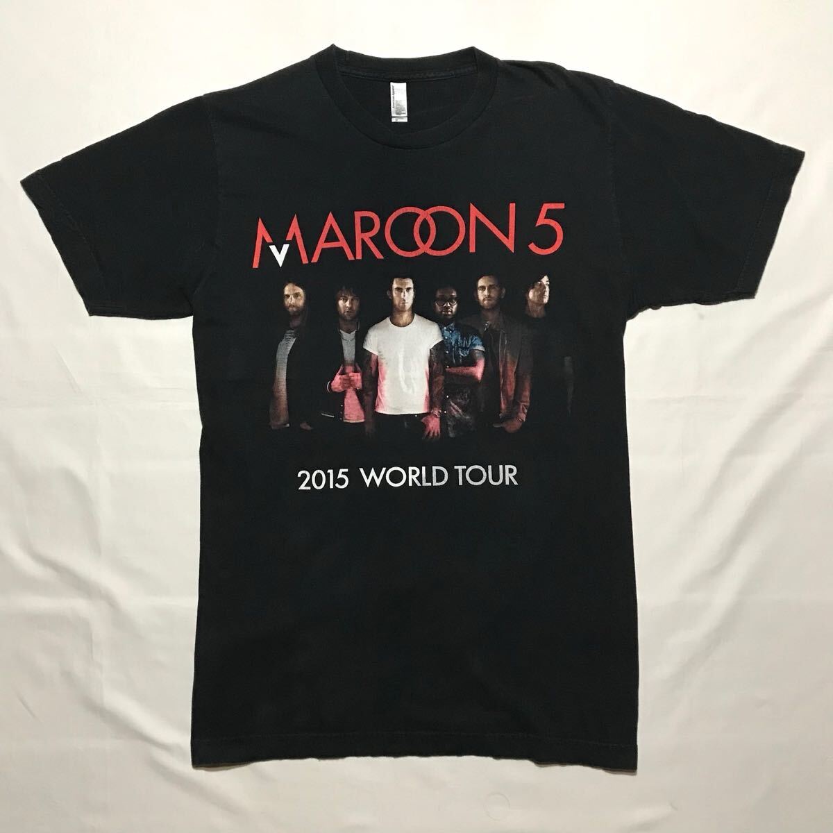 ROCK Tee【MAROON 5/2015 World Tour】サイズM/マルーン5/ツアーT拍卖