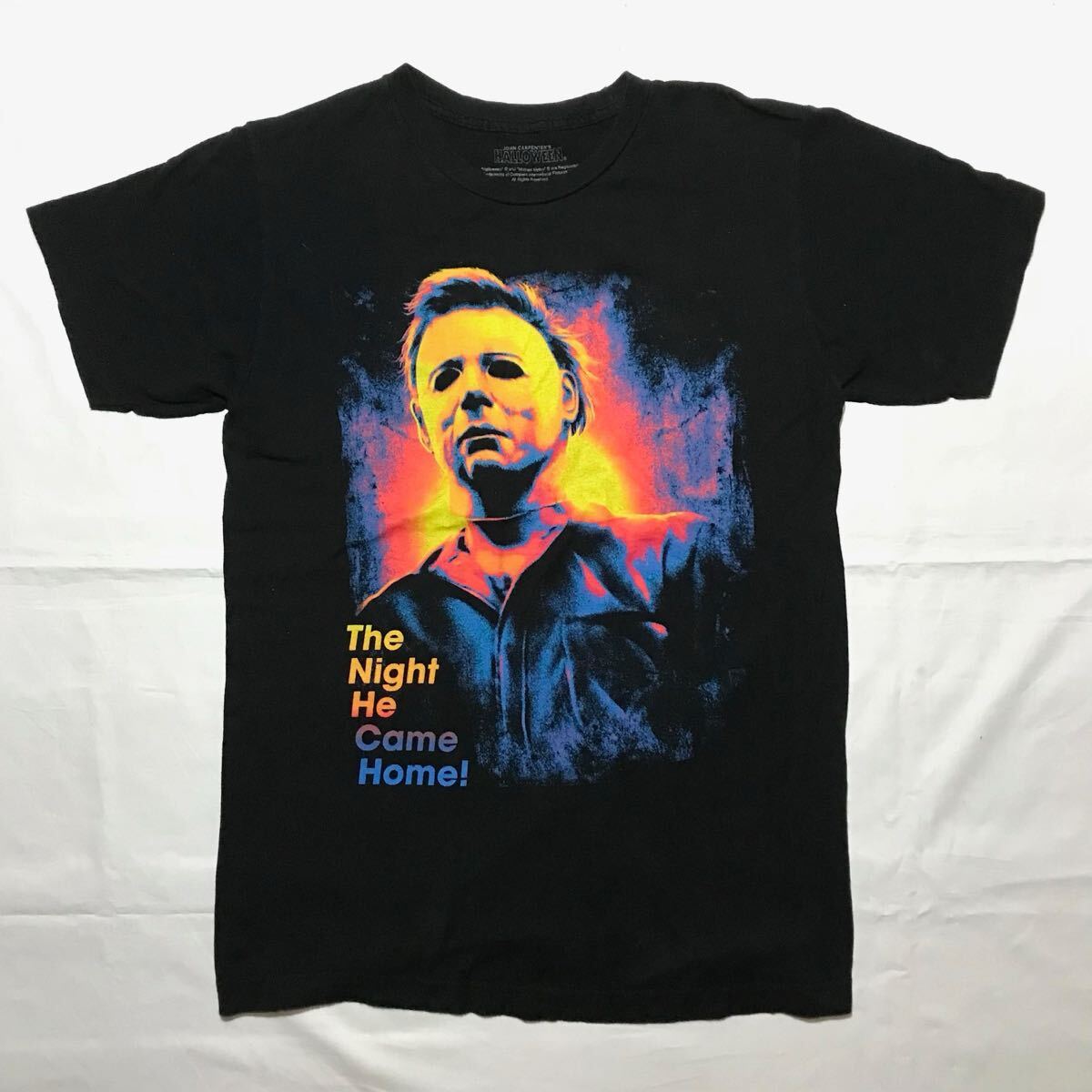 Movie Tee【HALLOWEEN/The Night He Came Home】サイズM/ハロウィン/ジョンカーペンター/ホラー拍卖