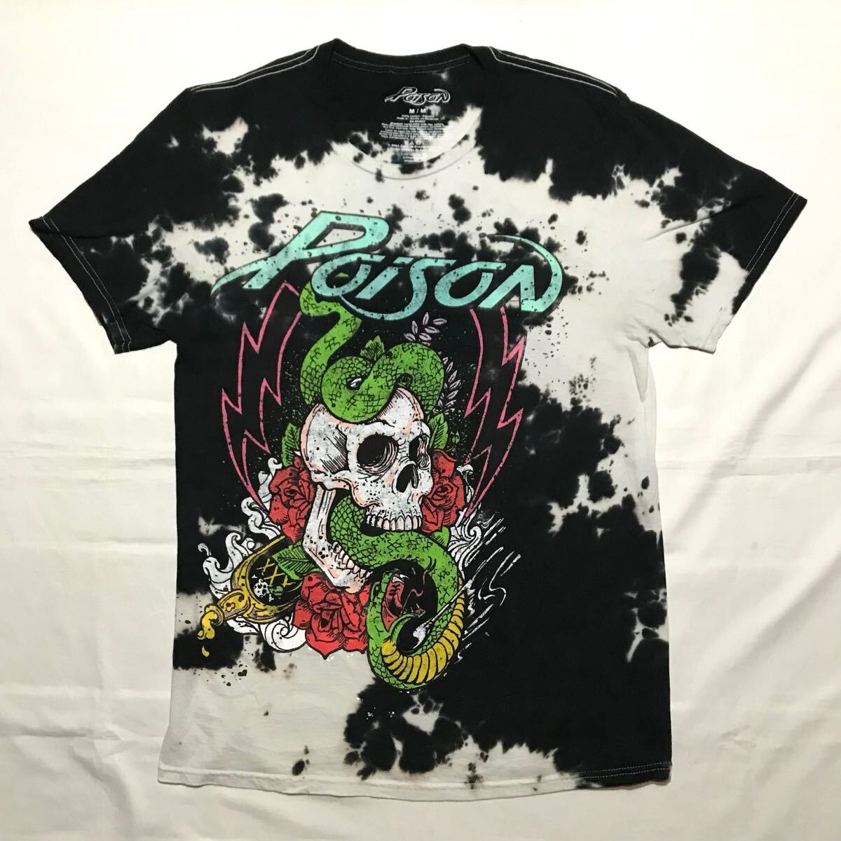 ROCK Tee【POISON】サイズS/ポイズン/BRET MICHAELS/タイダイ/hardrock/80s拍卖