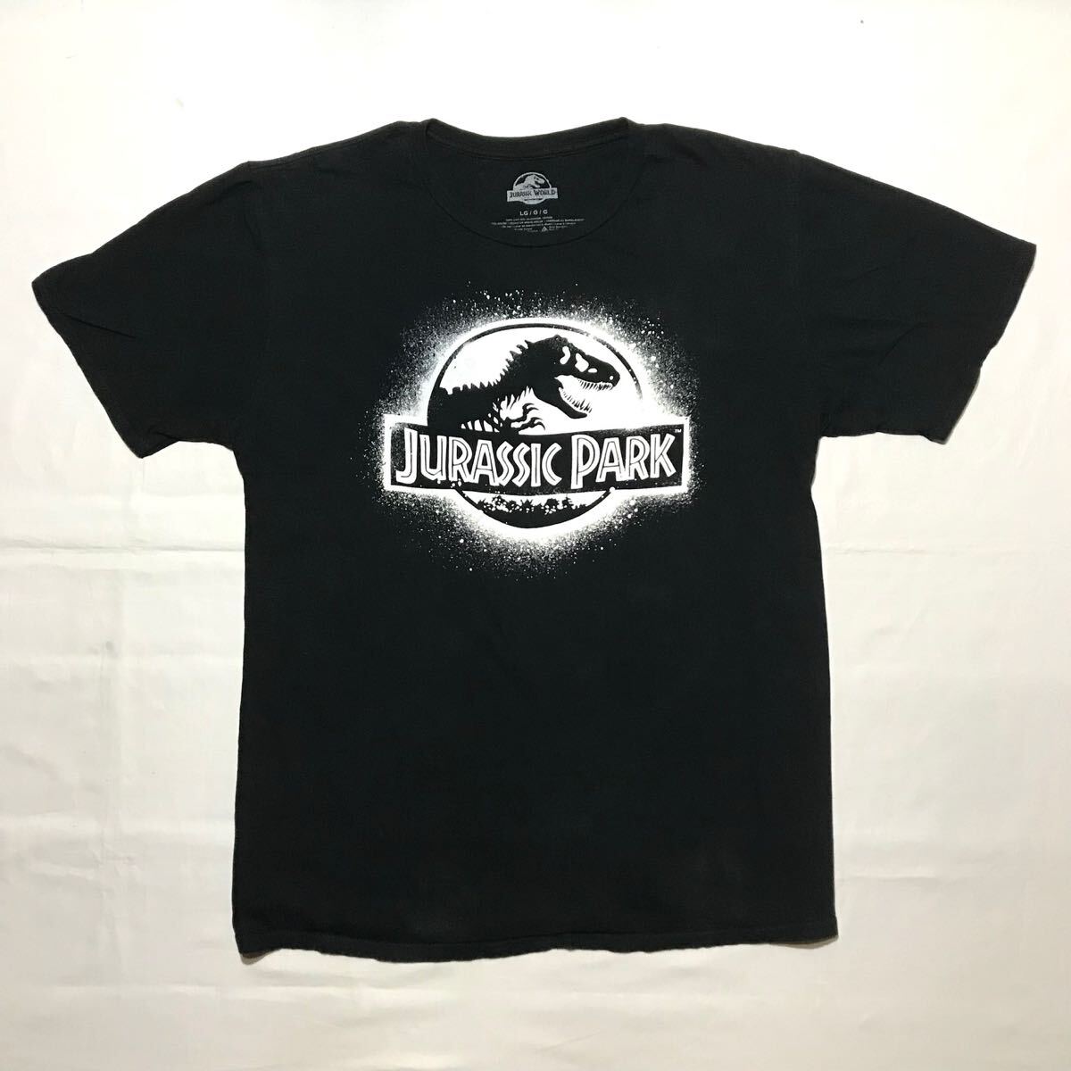 Movie Tee【JURASSIC PARK/Stencil】サイズL/ジュラシックパーク/ステンシル拍卖