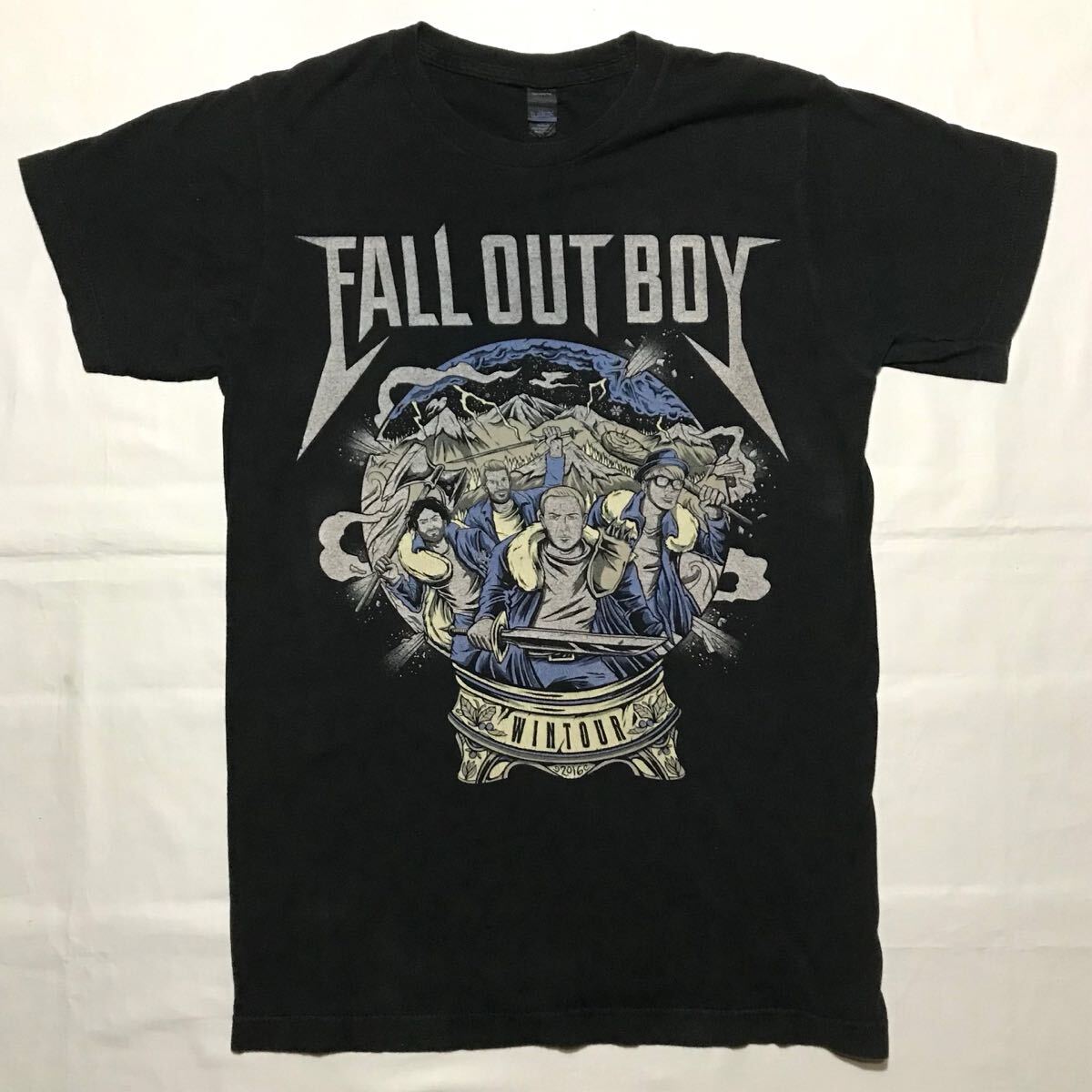 ROCK Tee【FALL OUT BOY/2016 TOUR】サイズS/フォールアウトボーイ/ツアーT拍卖