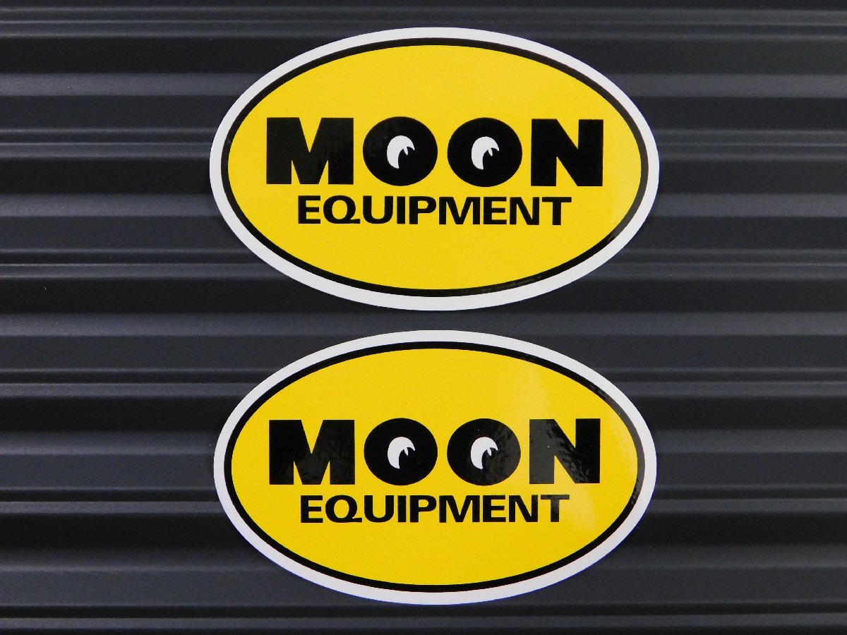 ◆送料\110◆【MOONEYES・ムーンアイズ】※《MOON EQUIPMENT・オーバルステッカー / 2枚セット》 DM170YE拍卖