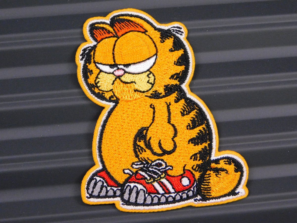 ◆送料\110◆【GARFIELD・ガーフィールド②】※《アイロン刺繍ワッペン》 アメリカン雑貨 刺繍ワッペン アイロンワッペン拍卖