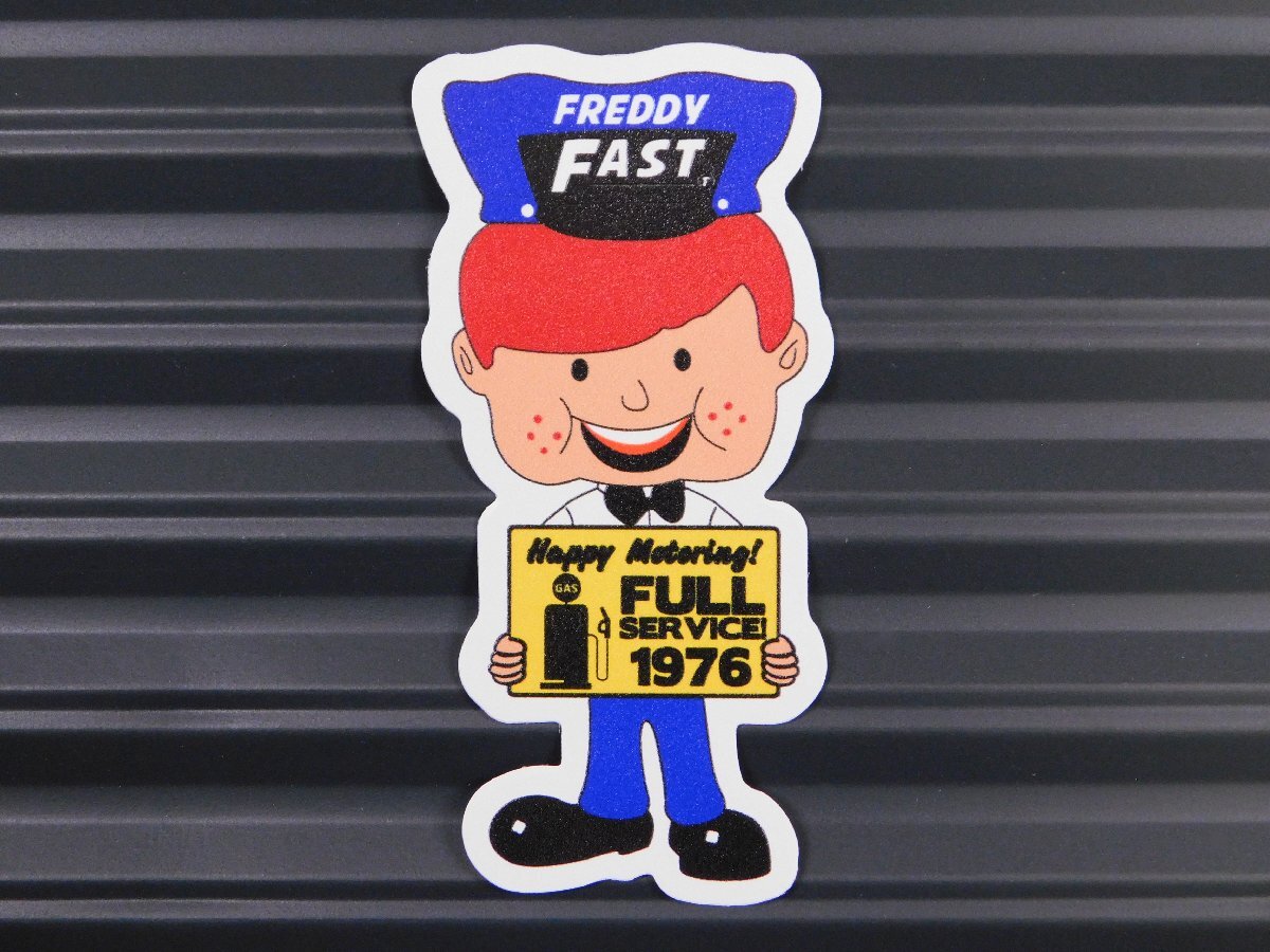 ◆送料\110◆【FREDDY FAST・フレディ ファースト】※《レーシングステッカー》 ダグラスオイルカンパニー アメリカン雑貨 ガレージ拍卖