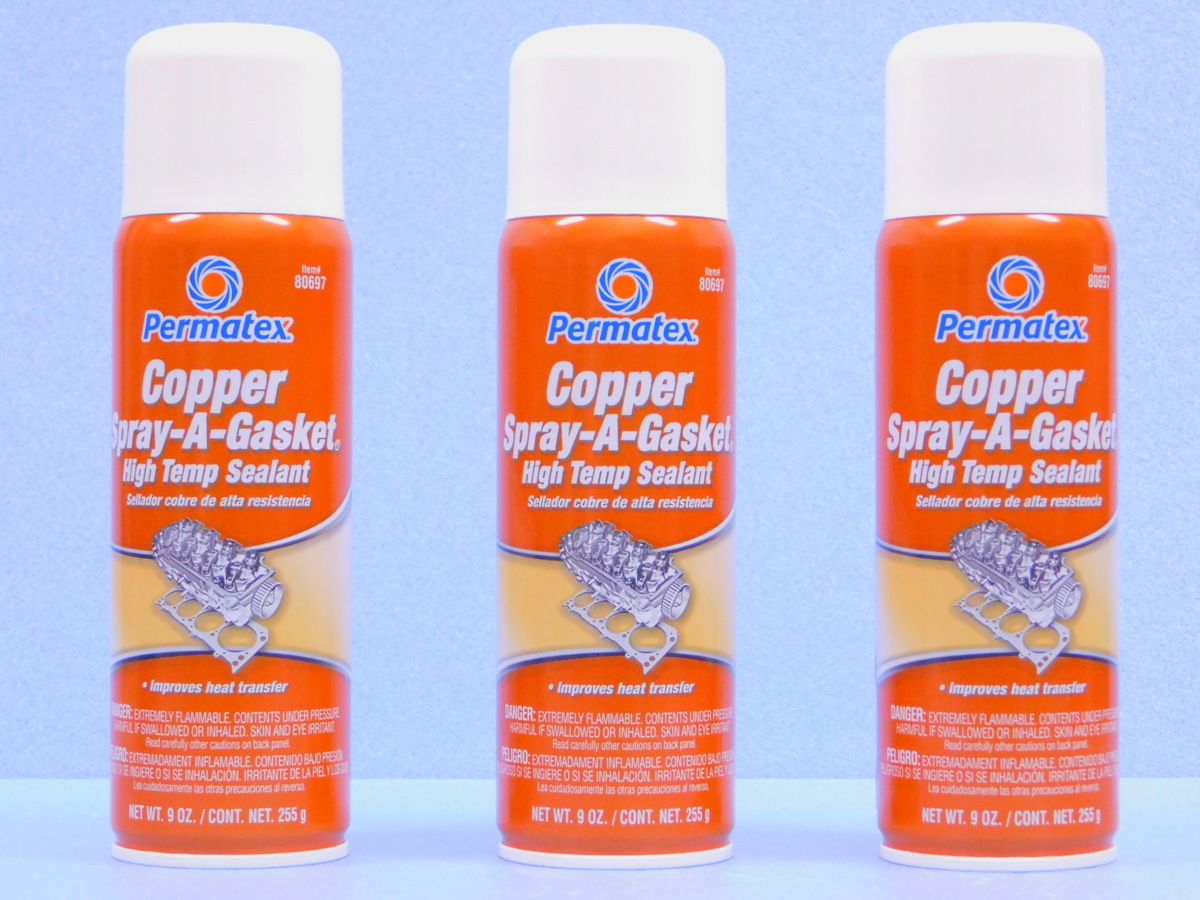 ■3本セット■【Permatex・パーマテックス】※【カッパースプレーA-ガスケット・PTX-80697】 ガスケットシール剤拍卖