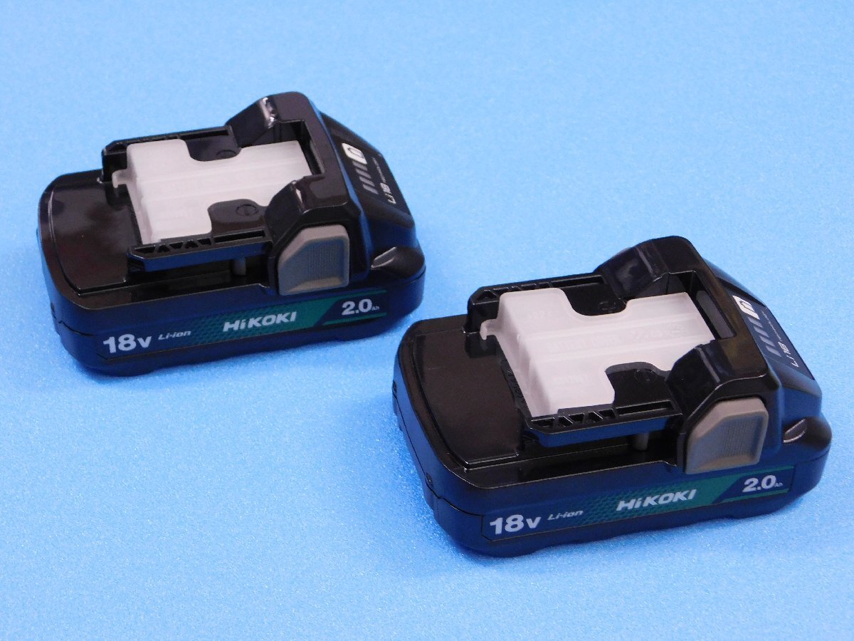 新品◆2個セット◆【リチウムイオン蓄電池・BSL1820M】※《HiKOKI / 旧日立工機》18V 2.0Ah拍卖