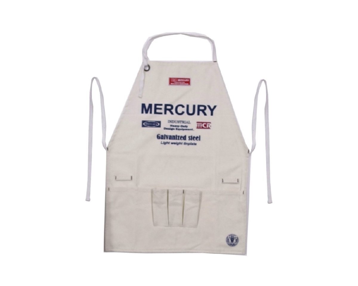 ◆送料無料◆【MERCURY・マーキュリー】※《ビンテージエプロン / ナチュラル》 (ME010009) アメリカン雑貨 ガレージ DIY拍卖