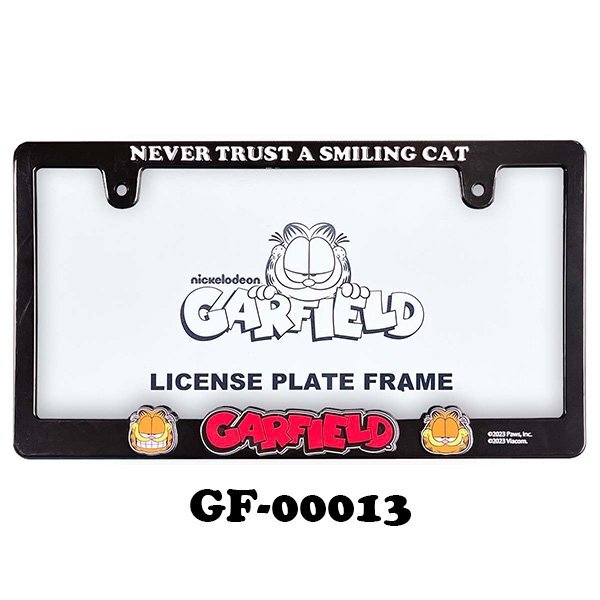 ◆送料無料◆【GARFIELD・ガーフィールド】※《ライセンスプレートフレーム》 新基準対応ナンバーフレーム拍卖