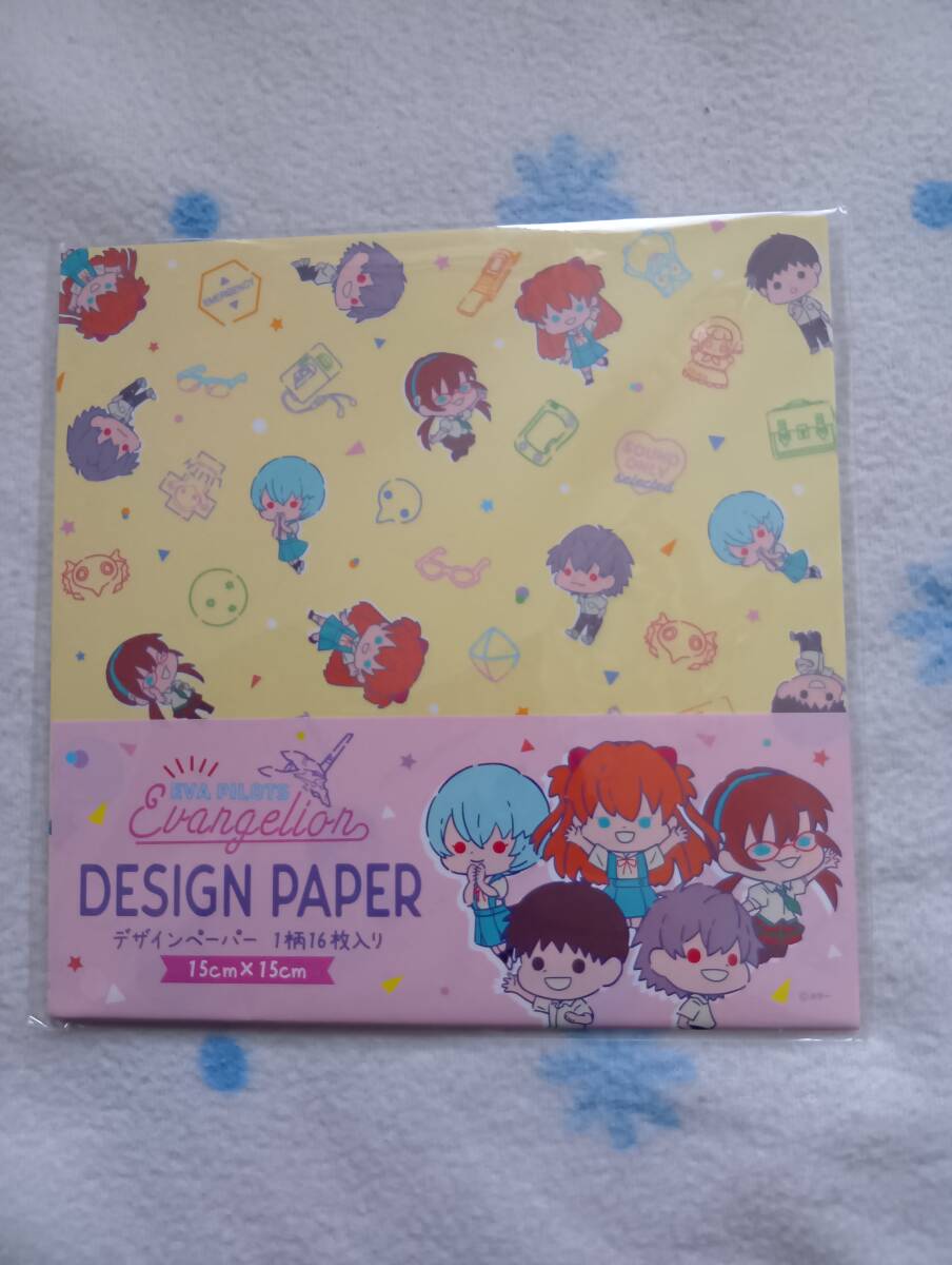 EVA PILOTS エヴァンゲリオン デザインペーパー 折り紙 シンジ レイ アスカ マリ カヲル拍卖
