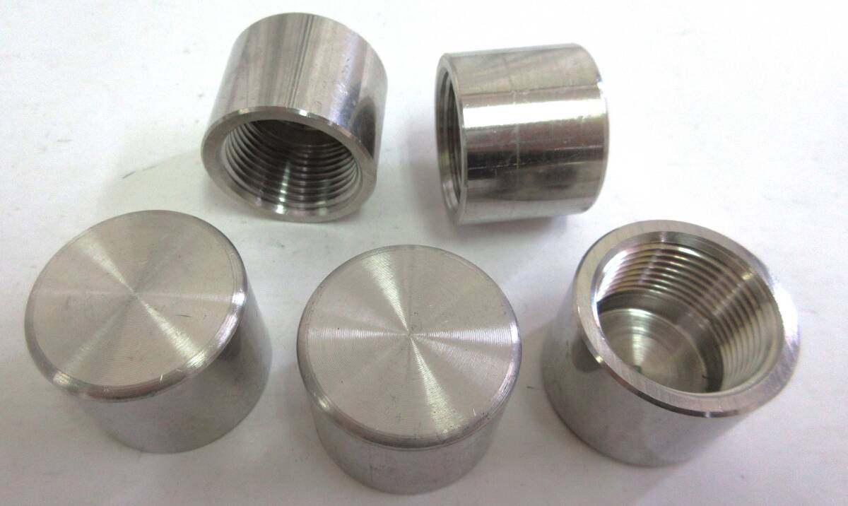 未使用品在庫処分 SUS304キャップ 3/4(20A) 5個組 ネジ込み式管継手ステンレスキャップ拍卖