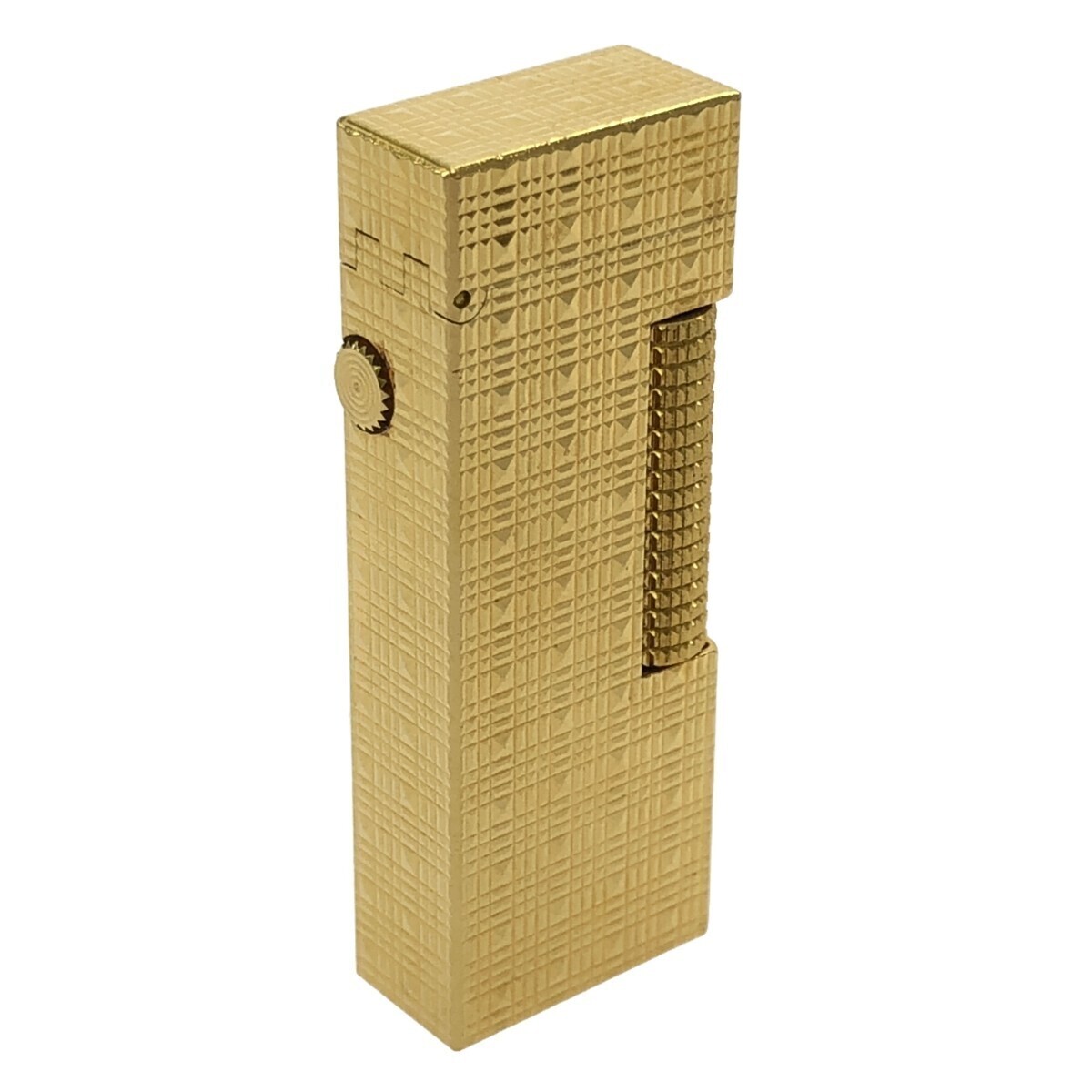 【火花OK dunhill】ダンヒル ゴールドカラー ガスライター ローラー式 喫煙具 煙草グッズ 人気ブランド 小物 現状品 J1504拍卖