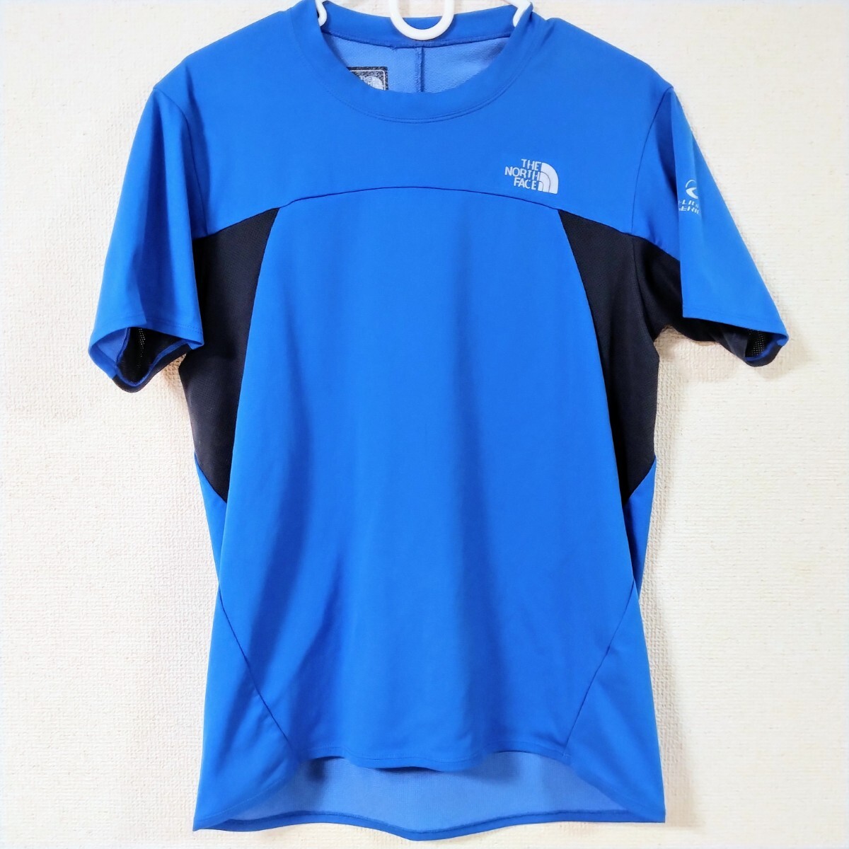 ☆ノースフェイスTシャツ メンズM ブルー拍卖