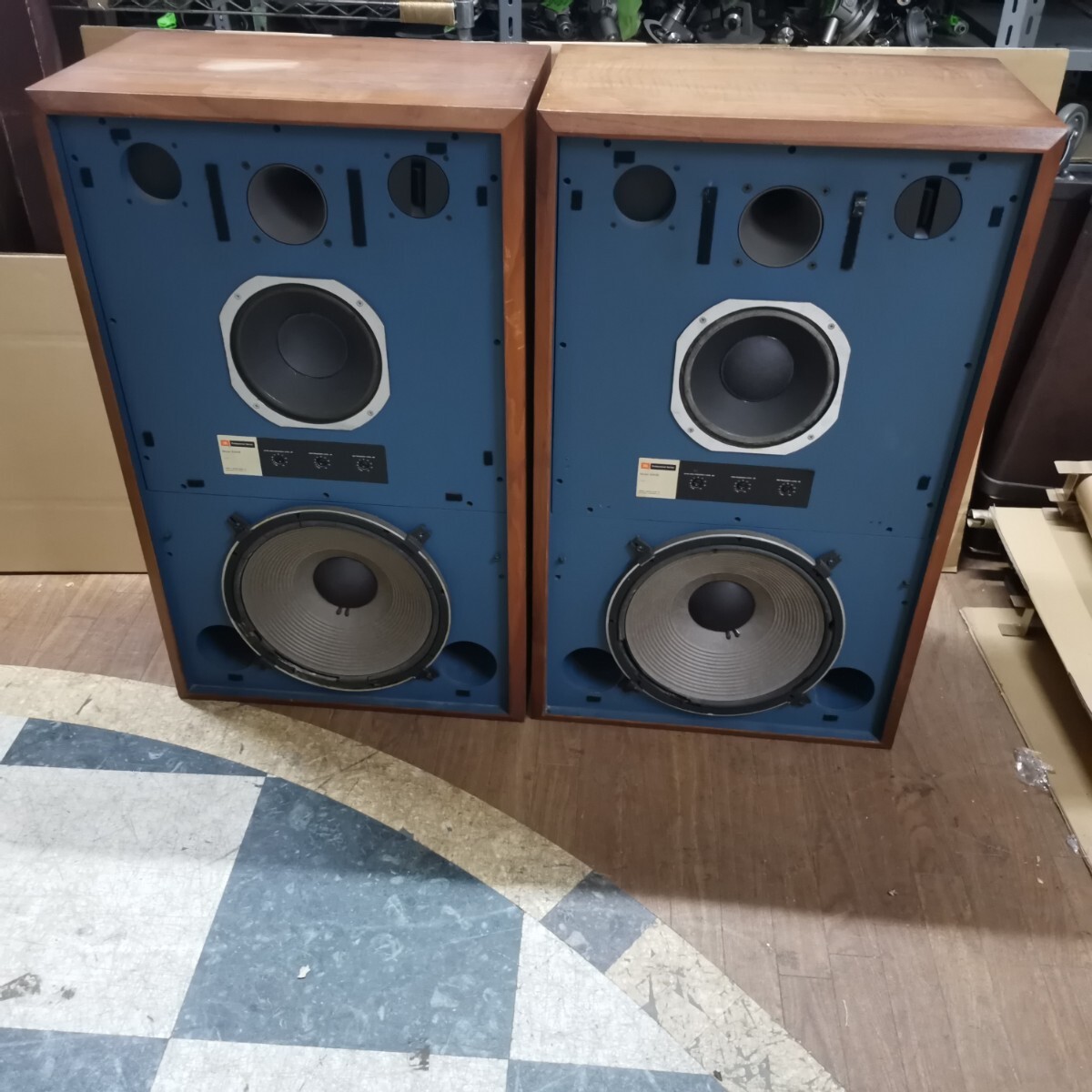 JBL 4343B スピーカーペア ジャンク 音出しはできました10002拍卖