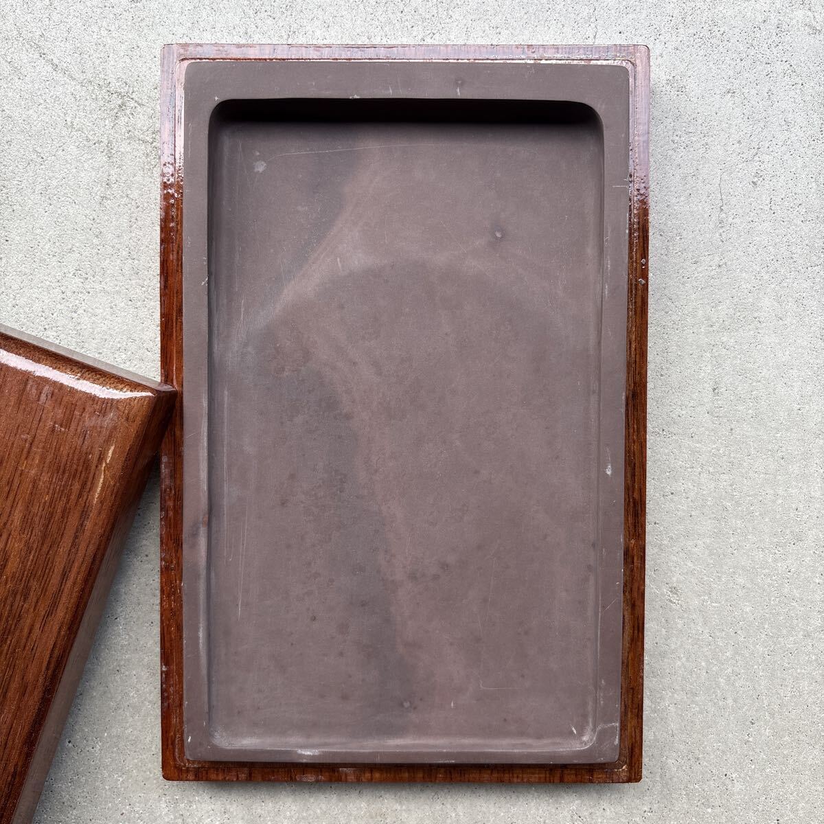 大型 端渓硯 角型 実用硯 10インチ 唐物 文房四宝 書道具 唐硯 中国 書道拍卖