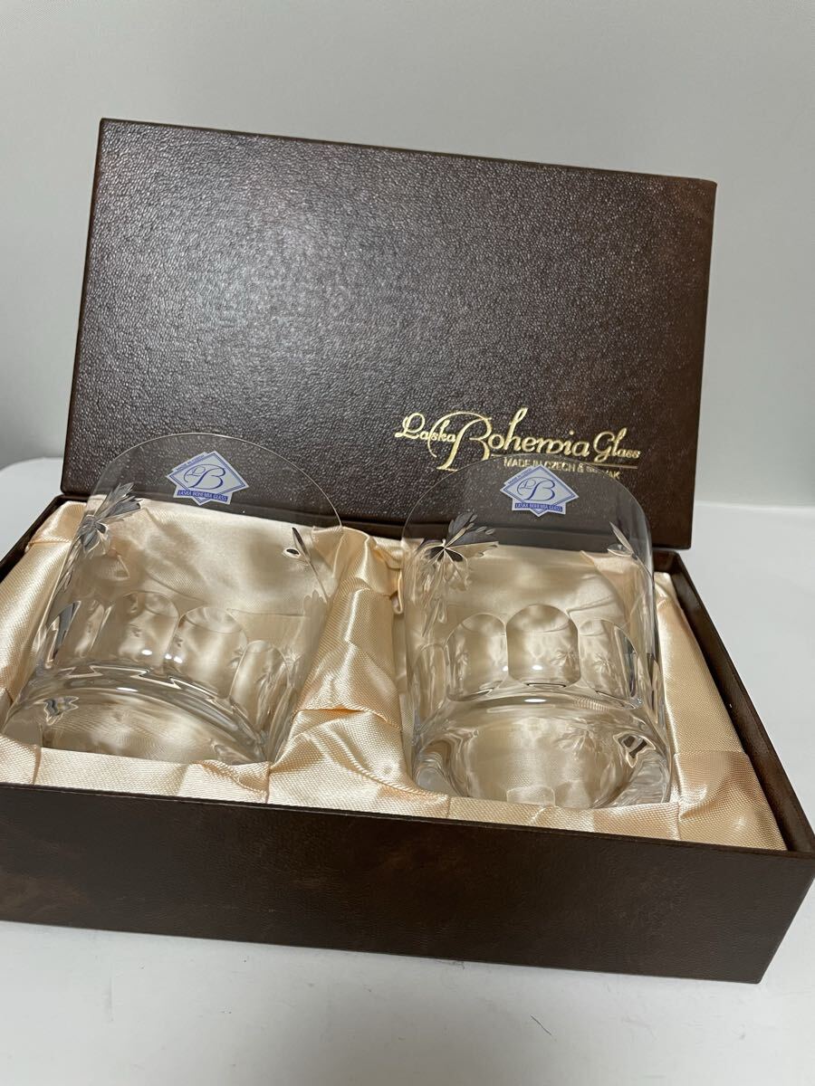 未使用品ラスカ ボヘミアグラス 2個セット バッカス20250913拍卖