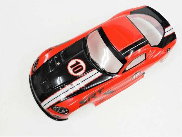 【激安!日本全国送料無料! お買い得!】1/10 ドリフトラジコンカー用 スペアボディー ダッヂバイパー タイプ 赤拍卖
