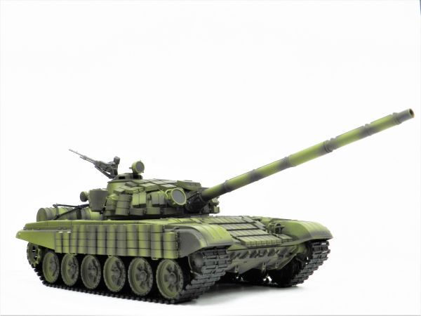 【赤外線バトルシステム付 対戦可能 塗装済み完成品戦車ラジコン】 Heng Long Ver.7.0 2.4GHz 1/16 戦車ラジコン T-72 MBT 3939-1拍卖
