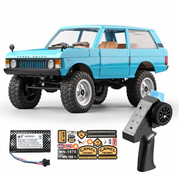 MN MODEL MN-1680【1970 初代レンジローバー】1/12 2.4GHz 4WD RTR RANGE ROVER 青 ☆クロカン SUV クローラーラジコン ◎技適認証済み拍卖