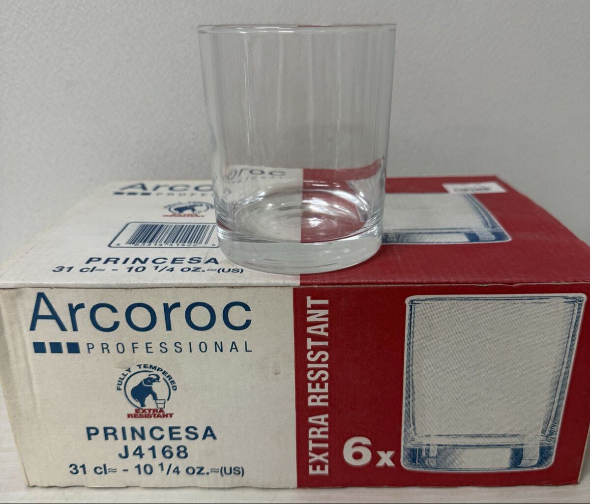 ③ロックグラス 6個組 arcoroc プリンセサ 330 店舗 居酒屋 クラブ キャバクラ 拍卖