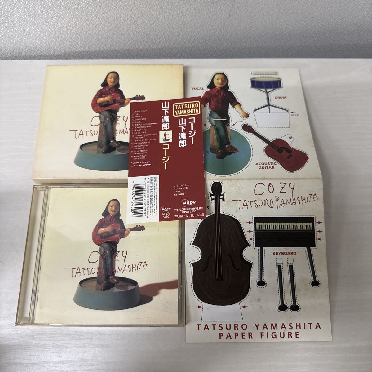 ● 山下達郎 COZY コージー CD 帯付 紙フィギュア付き 中古品 ●拍卖