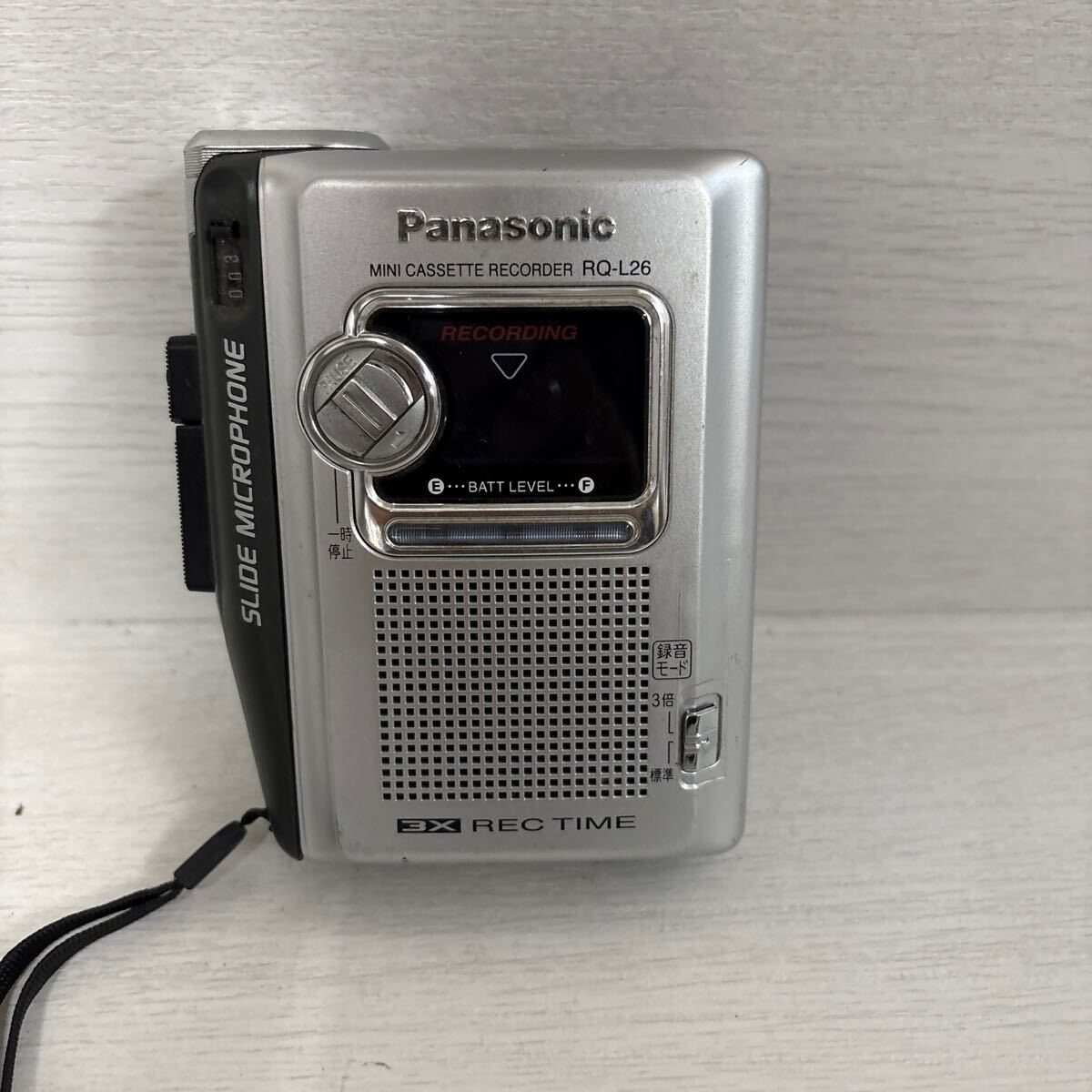 ★ Panasonic パナソニック ミニカセットレコーダー RQ-L26 ジャンク品★拍卖
