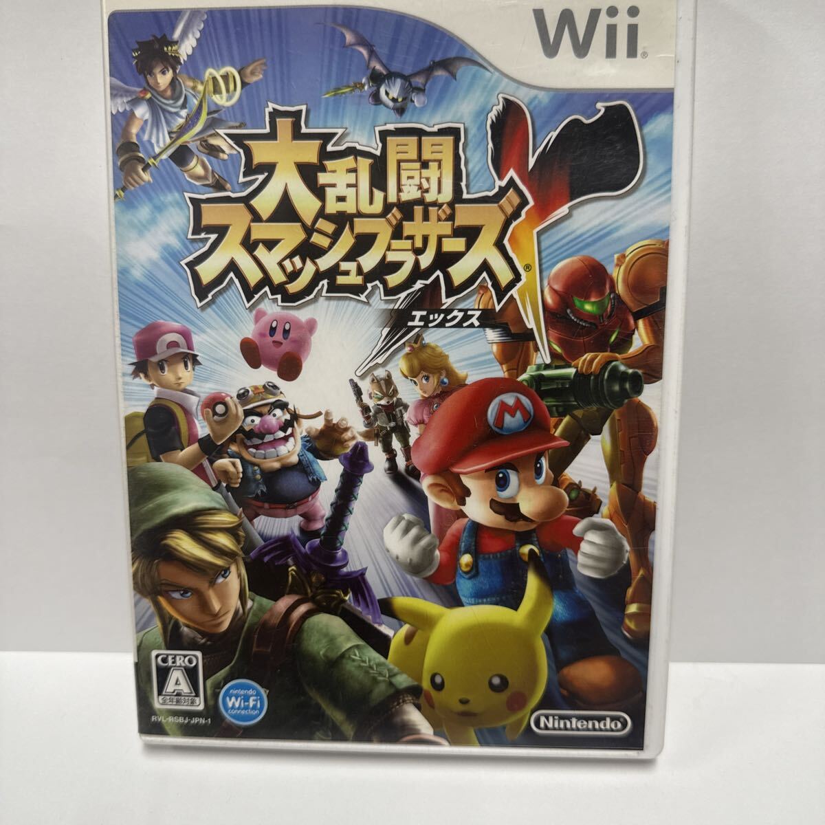 Wii ソフト 大乱闘スマッシュブラザーズX スマブラ  マリオ拍卖