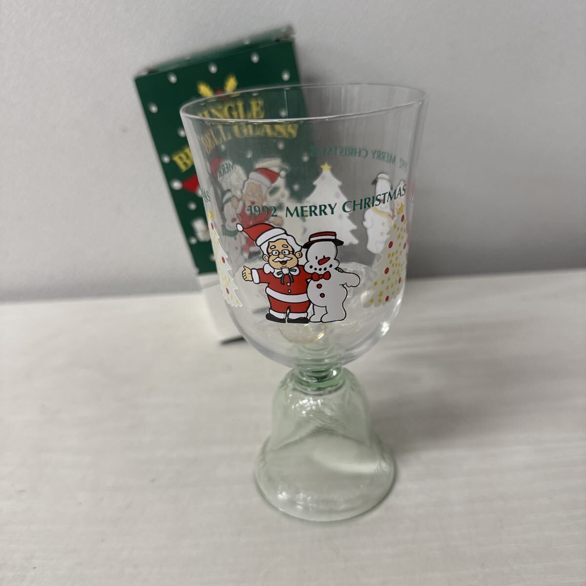 ● KFC ジングルベルグラス 19292JINGLE BELL GLASS グラス 非売品 Christmas 限定品 未使用品 ●拍卖