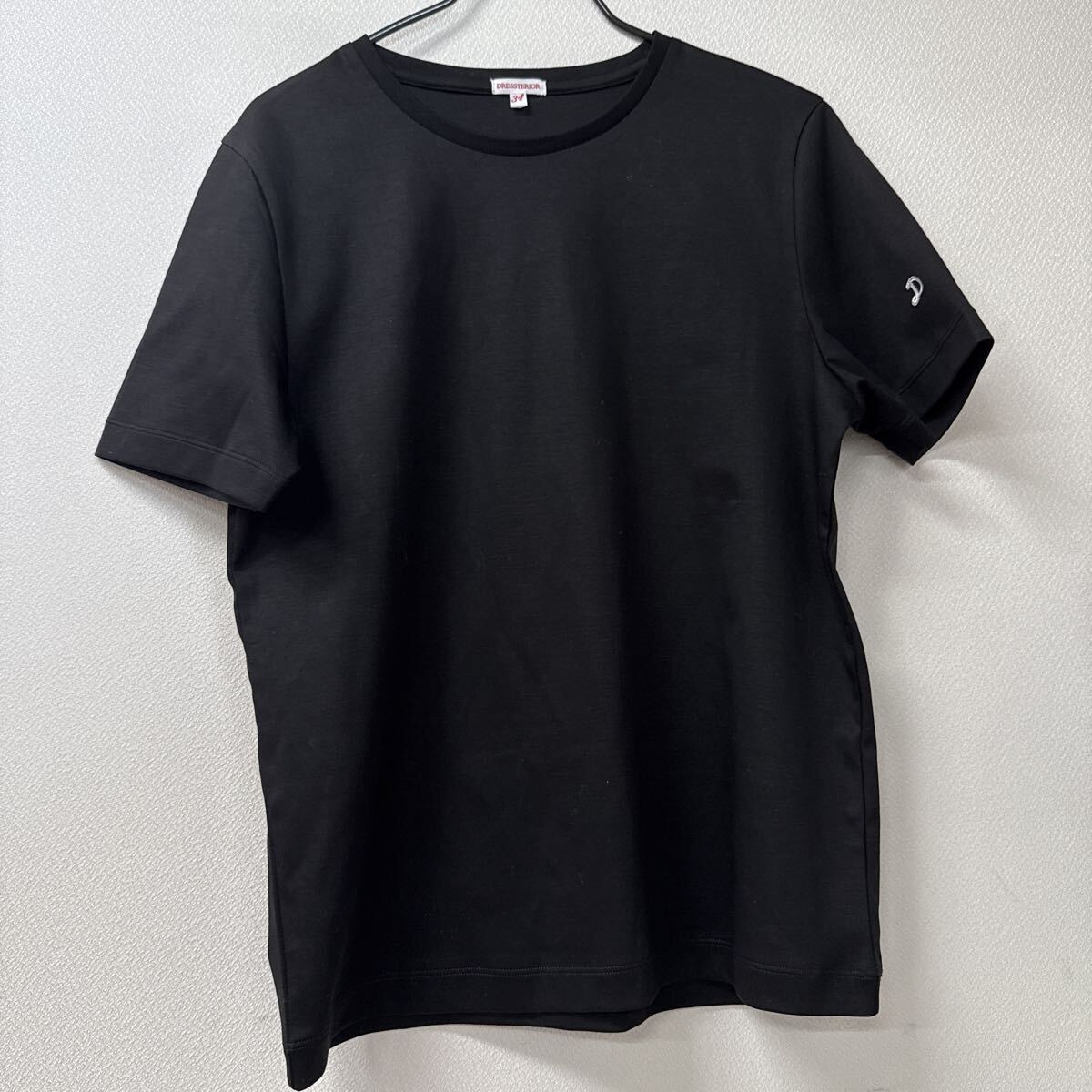 ● DRESSTERIOR ドレステリア 半袖 Tシャツ 黒 ブラック サイズ 34 女性用 無地 未使用品 ●拍卖