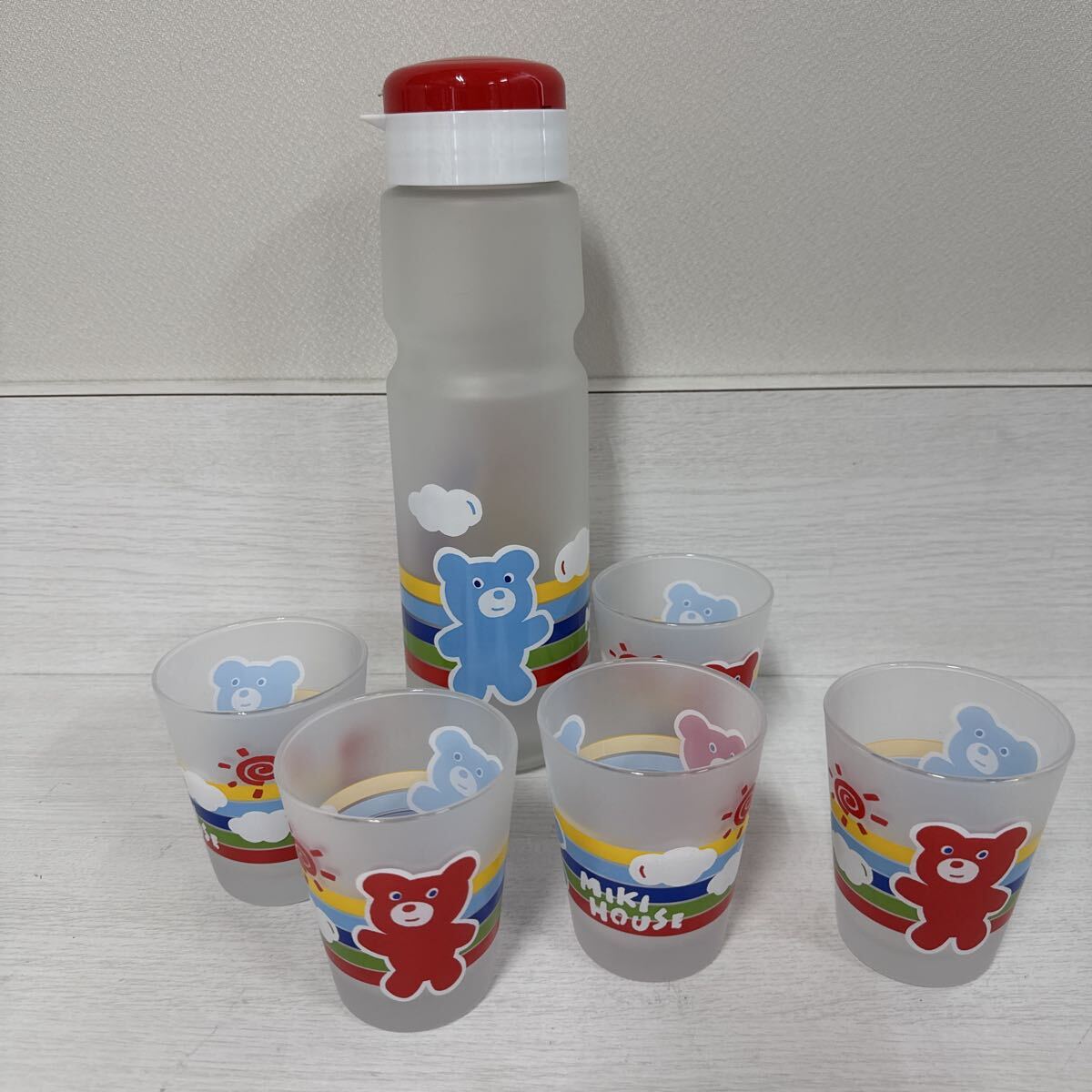 MIKI HOUSE ミキハウス ドリンクセット ピッチャー&グラス拍卖