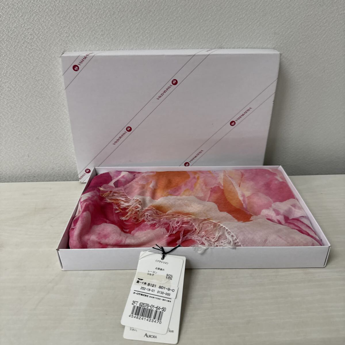 ● foulatelier フラトリエ ストール スカーフ ? ピンク 小物 未使用品 ●拍卖