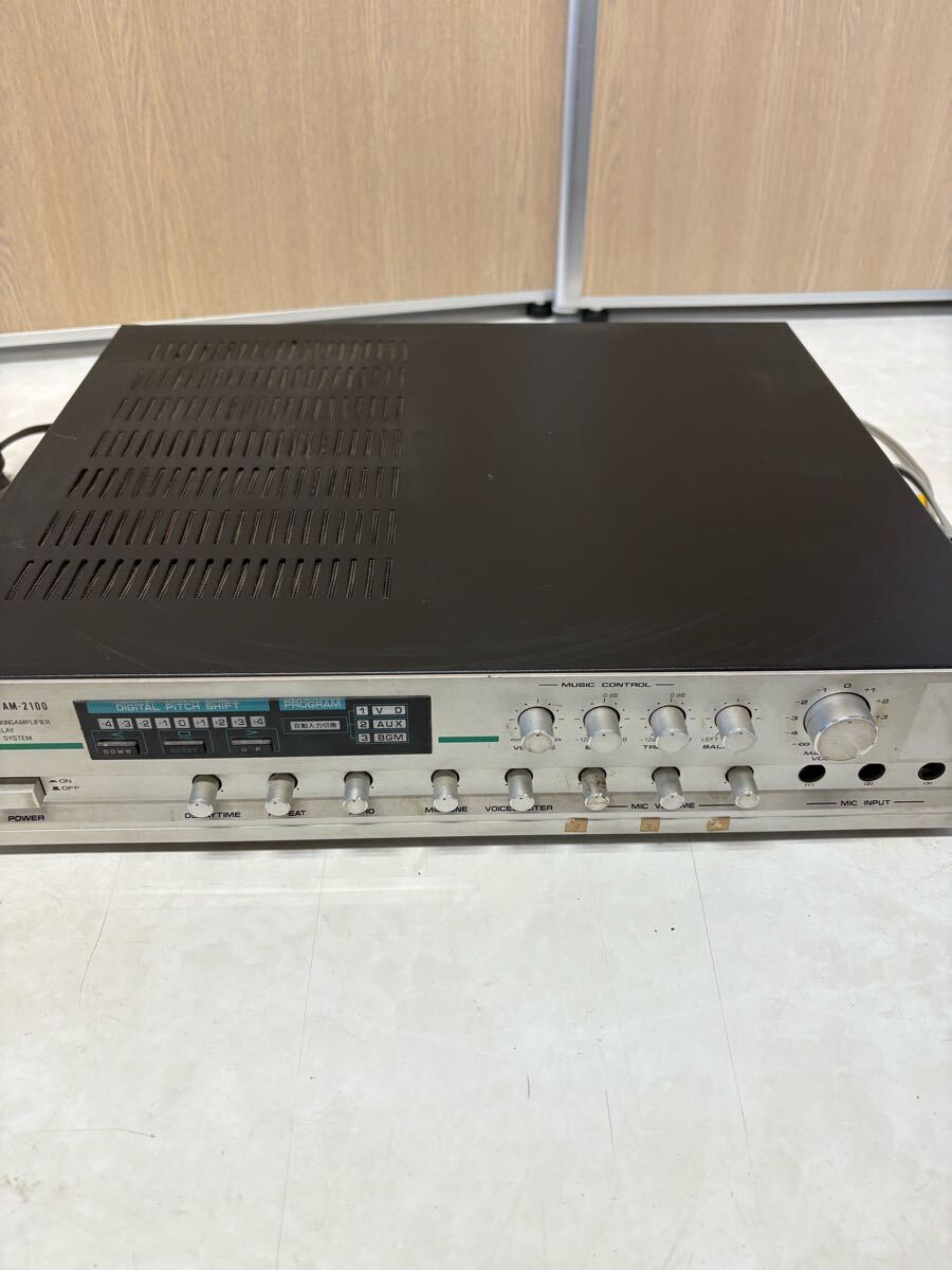 ★カラオケアンプ AM-2100 タイカン アンプ オーディオ機器 ジャンク品★拍卖