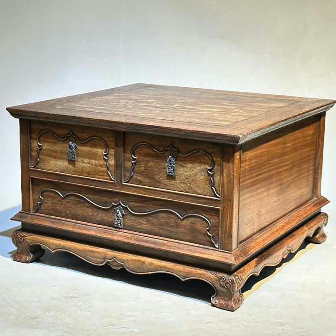 ■観心・時代旧蔵■K0832清時代 黄花梨 黄花梨擺台 黄花梨木細密細工★古置物★古賞物★古擺件★蒐集家放出★唐物拍卖