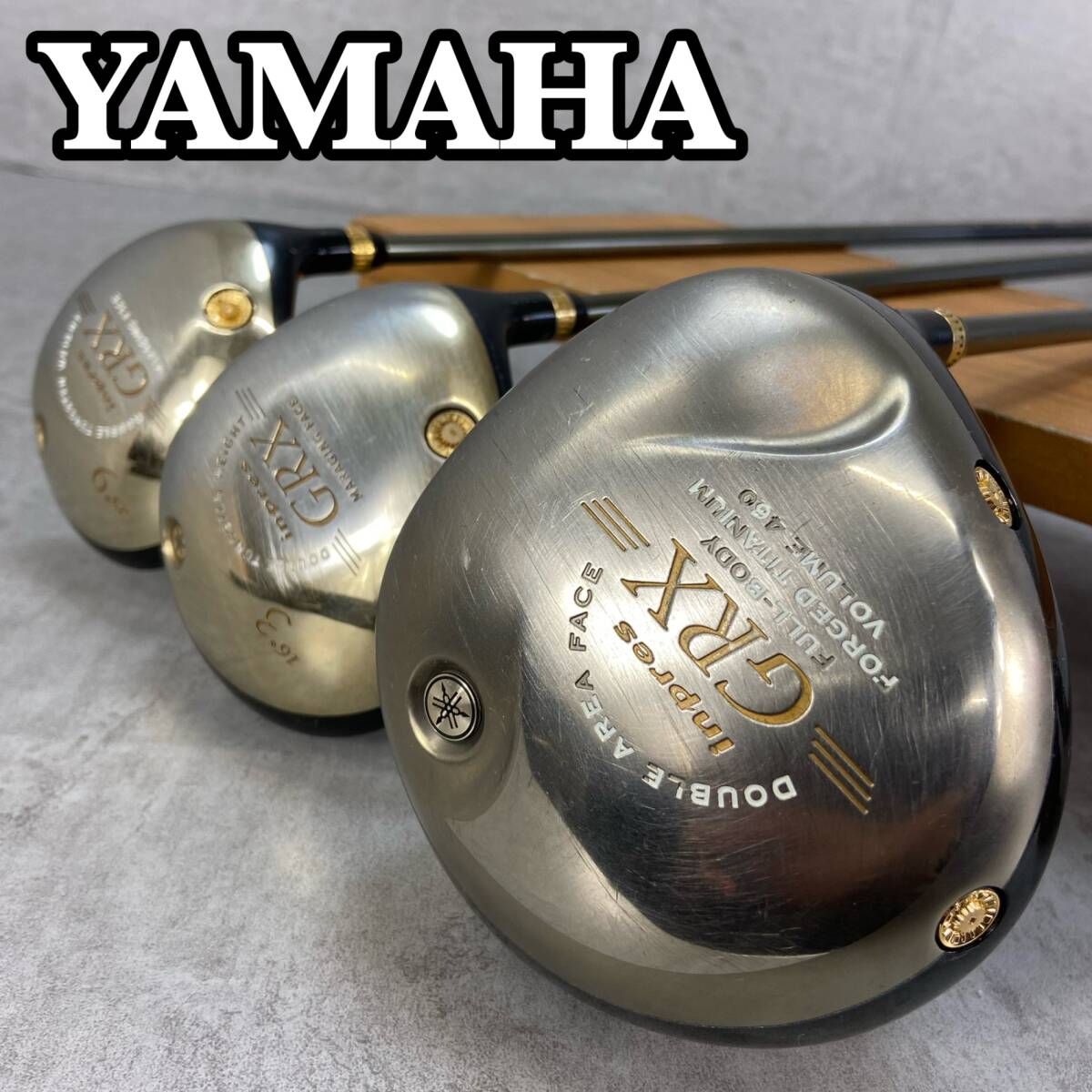 YAMAHA inpres GRX メンズゴルフ ドライバー フェアウェイウッド 3本セット R 右利き ヤマハ インプレス拍卖