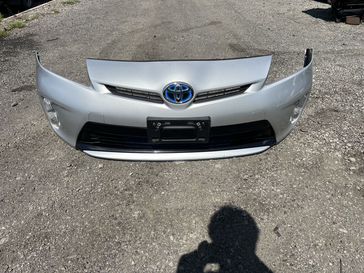 トヨタ ZVW30 プリウス 後期 フロント バンパー シルバー カラーNO:1F7 拍卖