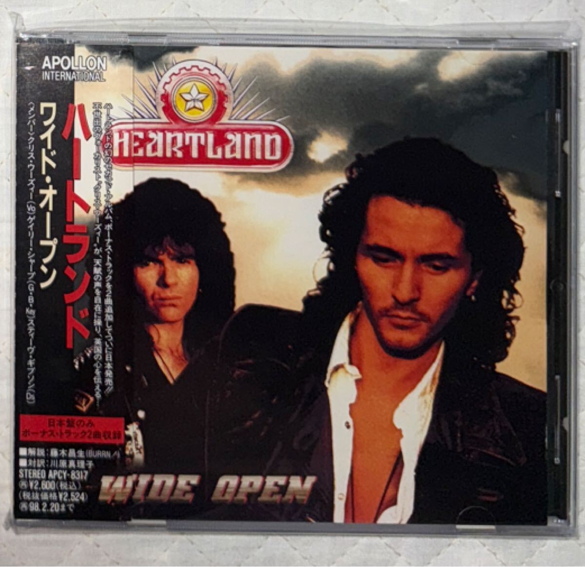 帯付き!国内盤!HEARTLAND / ハートランド / WIDE OPEN / ワイド・オープン / Chris Ousey拍卖
