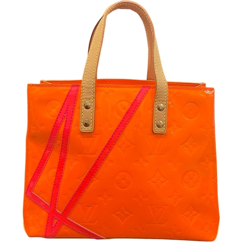 LOUIS VUITTON ルイヴィトン リードPM M91905 オレンジ モノグラム ヴェルニ フルオ レディース 【中古】 12509K6拍卖