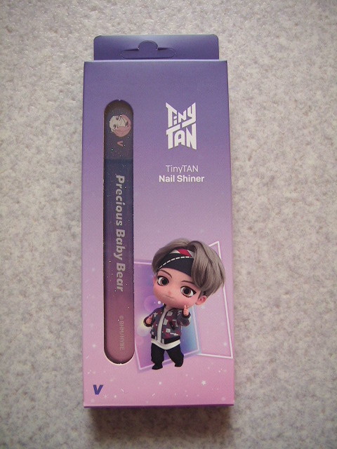 ■TinyTAN Nail Shiner Stick タイニータン ネイルシャイナー スティック■BTS 爪磨き ネイルケア■V■k033-2■拍卖